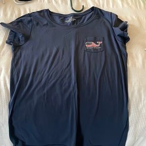 Vineyard Vines Patriotic Pocket T